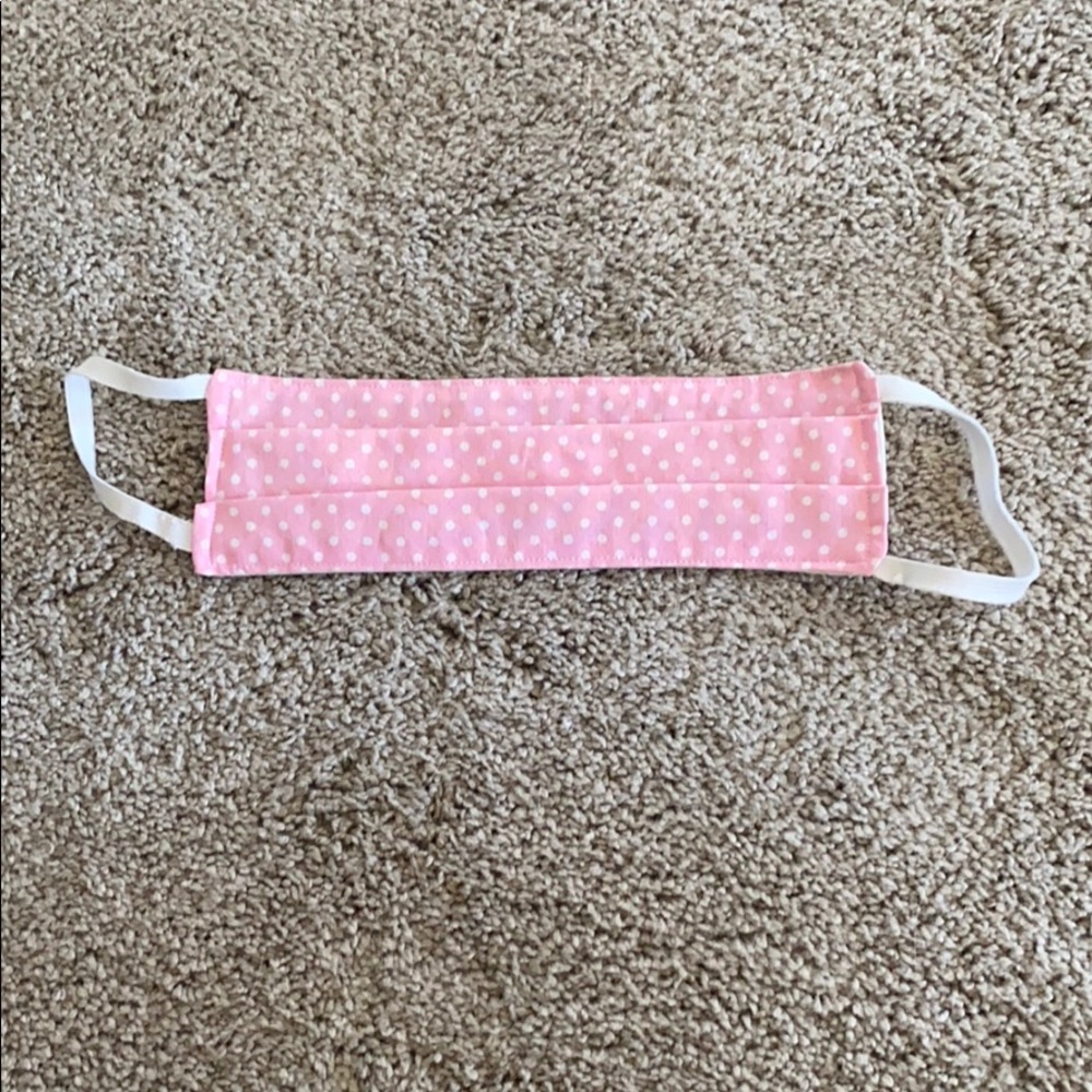 Women’s super cute light pink mask